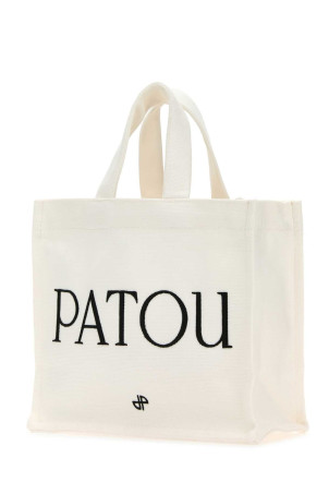 White canvas small Tote Patou shopping bag PATOU (AC0440076) White canvas small Tote Patou shopping bag PATOU (AC0440076)