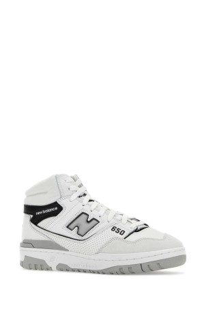 Многоцветные кожаные и замшевые кроссовки 650 NEW BALANCE (BB650RWH) Многоцветные кожаные и замшевые кроссовки 650 NEW BALANCE (BB650RWH)