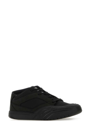 Чорні тканинні та шкіряні скейт-кросівки GIVENCHY (BH009KH1QA) Чорні тканинні та шкіряні скейт-кросівки GIVENCHY (BH009KH1QA)