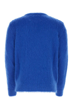 Electric blue wool blend sweater BALMAIN (BH0KD000KF38)