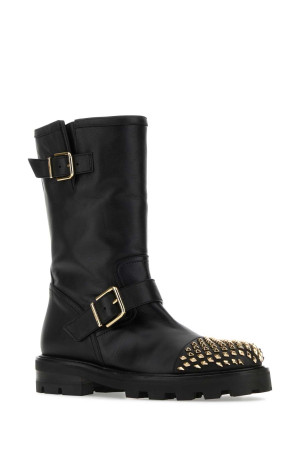Чорні шкіряні черевики Biker II Чорні JIMMY CHOO (BIKERIIAVT) Чорні шкіряні черевики Biker II Чорні JIMMY CHOO (BIKERIIAVT)