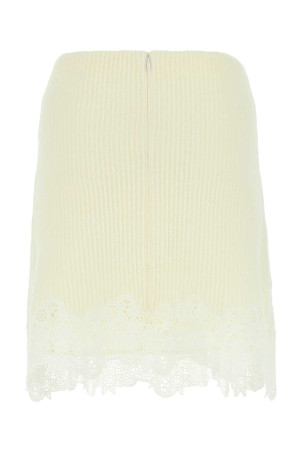 Мини-юбка из шерсти цвета слоновой кости CHLOE (CHC23SJU61083) CHLOÉ Мини-юбка из шерсти цвета слоновой кости CHLOE (CHC23SJU61083) CHLOÉ