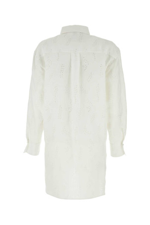 Біла лляна сорочка oversize Patricia Chloé x Eres Бежева CHLOE (CHC23UHT90484) Біла лляна сорочка oversize Patricia Chloé x Eres Бежева CHLOE (CHC23UHT90484)