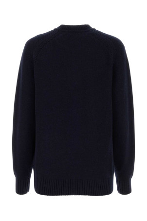 Midnight blue cashmere blend oversize sweater Blue CHLOE (CHC24SMP23501) Midnight blue cashmere blend oversize sweater Blue CHLOE (CHC24SMP23501)