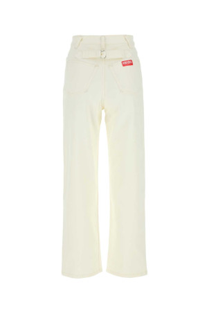 Джинси з деніму кольору слонової кістки KENZO (FD52DP2046D2) Джинси з деніму кольору слонової кістки KENZO (FD52DP2046D2)