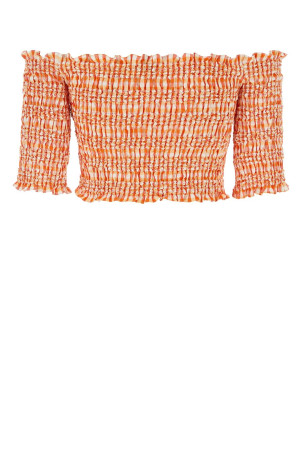 Embroidered cotton top KENZO (FD52TO0129LN) Embroidered cotton top KENZO (FD52TO0129LN)