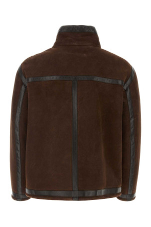 Chocolate suede jacket FENDI (FM0222AO9M) Chocolate suede jacket FENDI (FM0222AO9M)