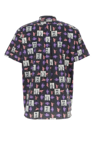 Рубашка из поплина с принтом COMME DES GARCONS (FMB002S24) COMME DES GARÇONS Рубашка из поплина с принтом COMME DES GARCONS (FMB002S24) COMME DES GARÇONS