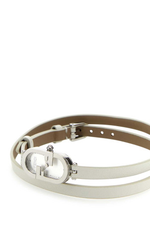 Белые кожаные часы O Lock Vertical FENDI (FOW965A2YD)