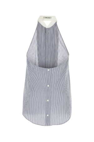 Сорочка з вишивкою з віскозної суміші FENDI (FS1248AR6B) Сорочка з вишивкою з віскозної суміші FENDI (FS1248AR6B)
