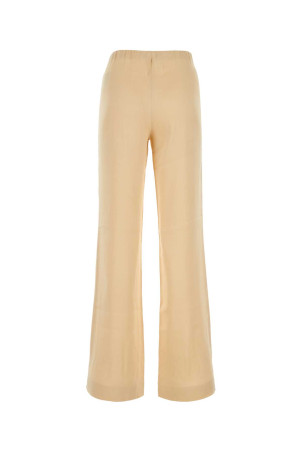 Брюки из розового атласа AMI (FTR802AC0003) AMI PARIS