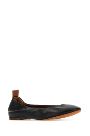 Black leather ballerinas LANVIN (FWBAMB02NAPAP24) Black leather ballerinas LANVIN (FWBAMB02NAPAP24)