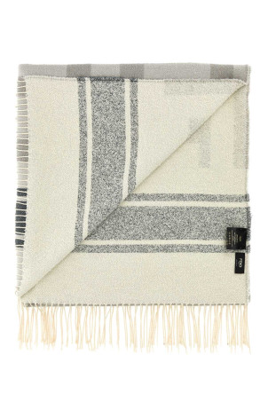 Вышитое пляжное полотенце из смешанного хлопка FENDI (FXS717AN93)