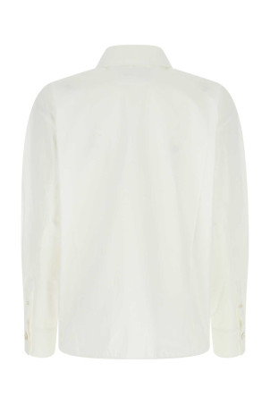 Белая рубашка-сорочка из поплина, оверсайз, белая JIL SANDER (J02DL0003J45002) Белая рубашка-сорочка из поплина, оверсайз, белая JIL SANDER (J02DL0003J45002)