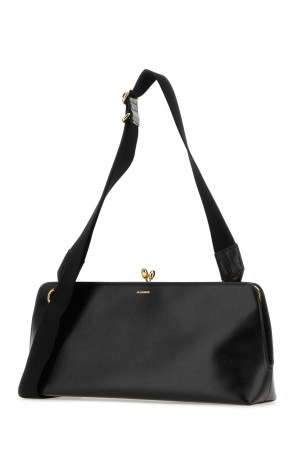 Чорна шкіряна сумка через плече Goji JIL SANDER (J07ZH0001P5814) Чорна шкіряна сумка через плече Goji JIL SANDER (J07ZH0001P5814)