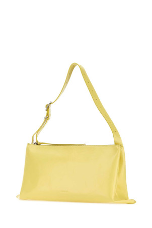 Желтый кожаный плечевой рюкзак JIL SANDER (J08WG0016P5635) Желтый кожаный плечевой рюкзак JIL SANDER (J08WG0016P5635)