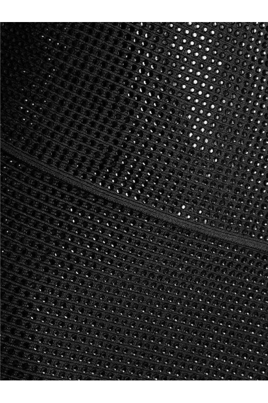 Sequin one shoulder dress Black