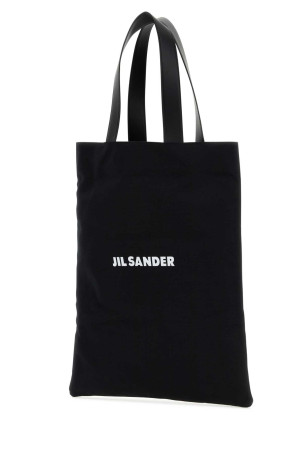 Black canvas medium Book shopping bag JIL SANDER (J26WC0004P4863) Black canvas medium Book shopping bag JIL SANDER (J26WC0004P4863)