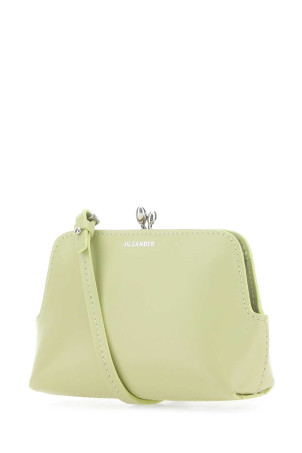 Pastel green leather micro Goji crossbody bag JIL SANDER (J55WG0001P5285) Pastel green leather micro Goji crossbody bag JIL SANDER (J55WG0001P5285)