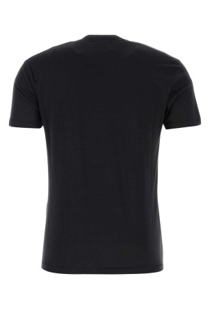 Black lyocell blend t-shirt TOM FORD (JCS004JMT002S23) Black lyocell blend t-shirt TOM FORD (JCS004JMT002S23)