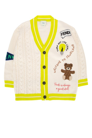MAGLIA White FENDI KIDS (JUG047AOBQ)