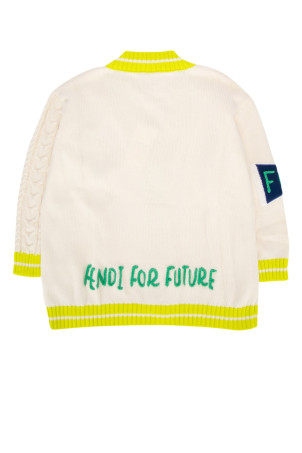 MAGLIA White FENDI KIDS (JUG047AOBQ)