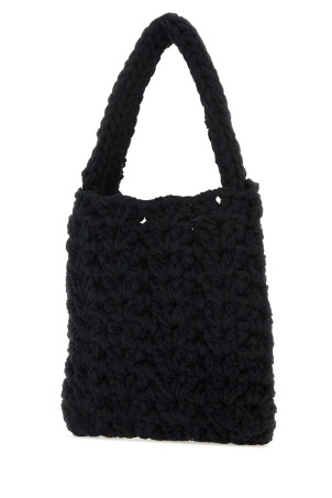 Black cotton blend handbag MARCO RAMBALDI (KNBAG011) Black cotton blend handbag MARCO RAMBALDI (KNBAG011)