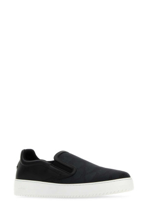 Black canvas and leather Neo Terrain slip ons MCM (MEXESAJ02) Black canvas and leather Neo Terrain slip ons MCM (MEXESAJ02)