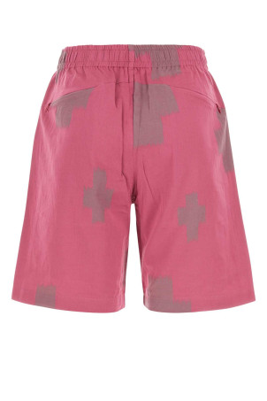 Embroidered cotton blend shorts NEEDLES (MR103) Embroidered cotton blend shorts NEEDLES (MR103)