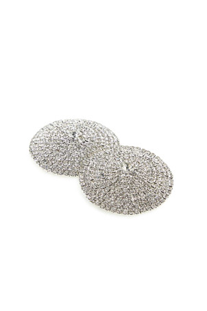 Серебряные стразы-наклейки на соски Silver SANTA BRANDS (NIPLLESCOVERROUND) Серебряные стразы-наклейки на соски Silver SANTA BRANDS (NIPLLESCOVERROUND)