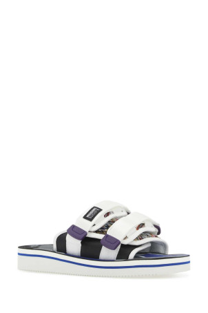 Разноцветные тапочки Moto-Cab из ткани Разноцветные SUICOKE (OG056MNS) Разноцветные тапочки Moto-Cab из ткани Разноцветные SUICOKE (OG056MNS)