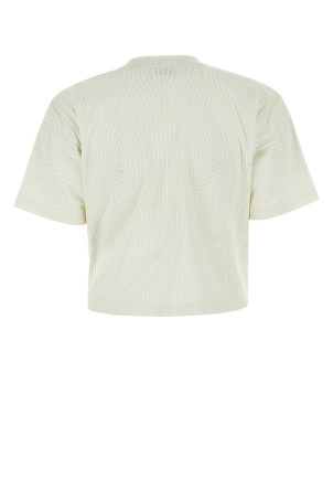 Ivory cotton oversize t-shirt OFF WHITE (OWAA120S23JER001) Ivory cotton oversize t-shirt OFF WHITE (OWAA120S23JER001)