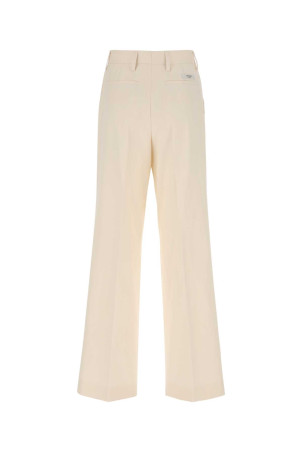 Ivory cotton wide-leg pant PRADA (P243GUS23112LT) Ivory cotton wide-leg pant PRADA (P243GUS23112LT)