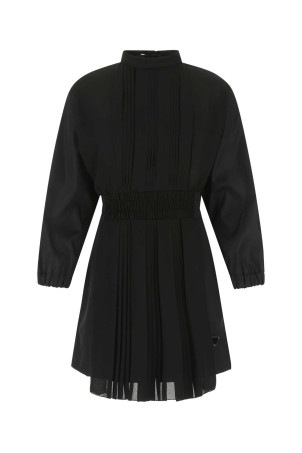 Black Re-Nylon and crepe jumpsuit Black PRADA (P256GTS22211FS)