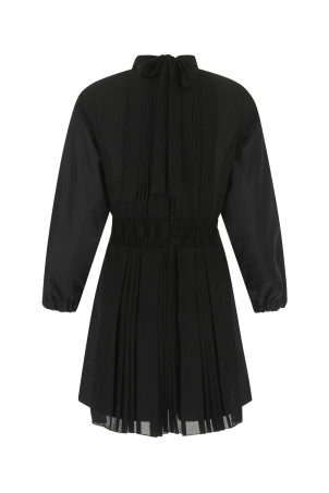 Black Re-Nylon and crepe jumpsuit Black PRADA (P256GTS22211FS)