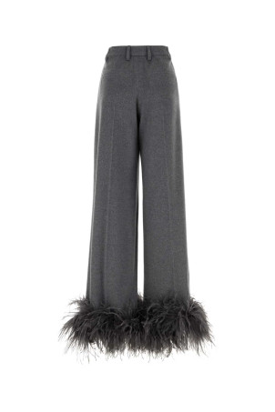 Grey cashmere wide-leg pant PRADA (P263HPSOOO133C) Grey cashmere wide-leg pant PRADA (P263HPSOOO133C)