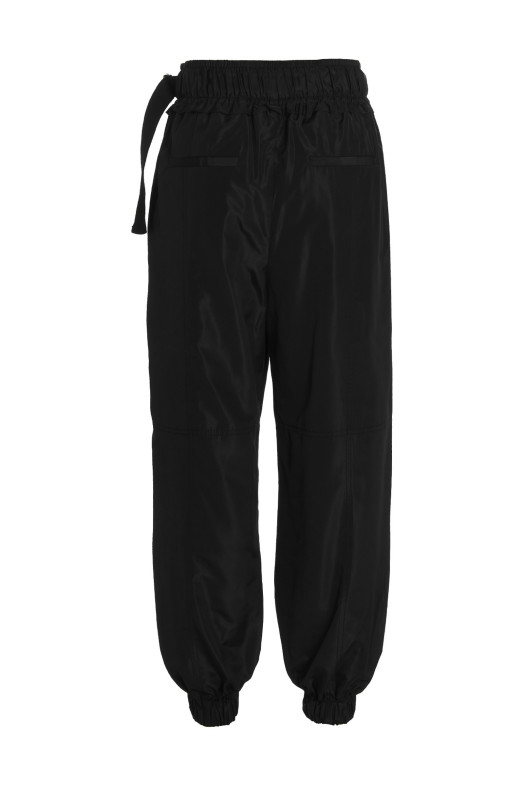 Taffeta pants Black