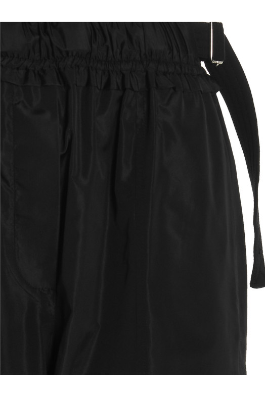 Taffeta pants Black