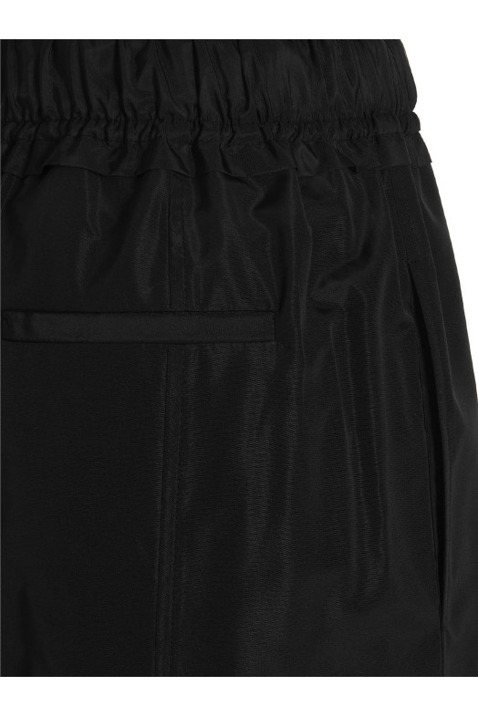 Taffeta pants Black