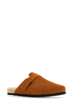 Camel suede Hamptons slippers MANEBI' (R39B0) Camel suede Hamptons slippers MANEBI' (R39B0)