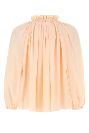 Пастельно-рожева блуза з крепу LANVIN (RWTO00144868P23) Пастельно-рожева блуза з крепу LANVIN (RWTO00144868P23)