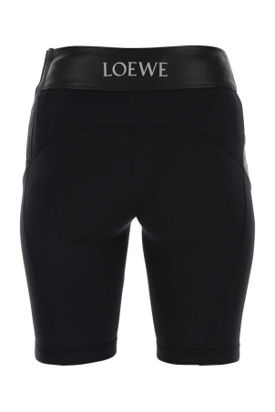 Black leather and fabric leggings Black LOEWE (S359Y54L15) Black leather and fabric leggings Black LOEWE (S359Y54L15)