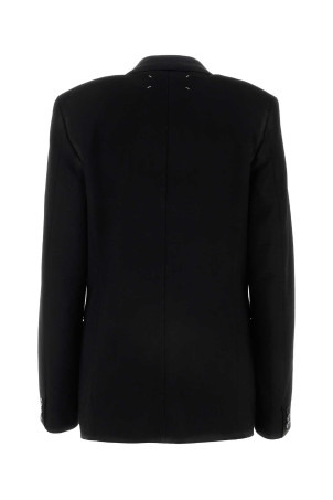 Чорний габардиновий блейзер MAISON MARGIELA (S51BN0432S78075) Чорний габардиновий блейзер MAISON MARGIELA (S51BN0432S78075)