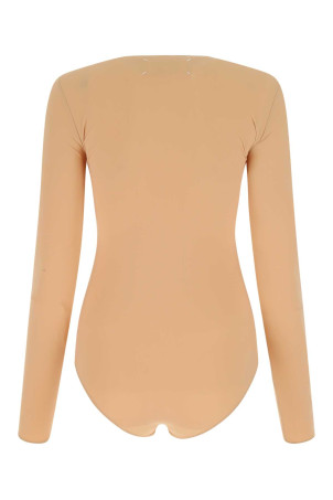 Розовый эластичный нейлоновый боди Fuchsia MAISON MARGIELA (S51NA0056S20518) Розовый эластичный нейлоновый боди Fuchsia MAISON MARGIELA (S51NA0056S20518)