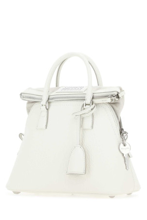 Белая кожаная сумка 5AC MAISON MARGIELA (S56WG0082P4455)