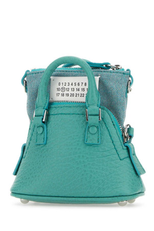 Кожа и ткань морского зеленого цвета, сумка MAISON MARGIELA 5AC Classique Baby (SB3WG0025P4455) Кожа и ткань морского зеленого цвета, сумка MAISON MARGIELA 5AC Classique Baby (SB3WG0025P4455)