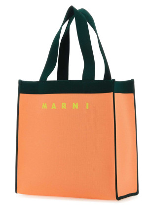 Two-tone jacquard shopping bag MARNI (SHMQ0045A0P4547) Two-tone jacquard shopping bag MARNI (SHMQ0045A0P4547)
