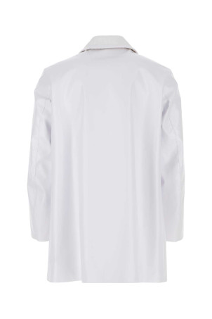 Chalk PVC trench coat White MAISON MARGIELA (SI1AM0004S53549) Chalk PVC trench coat White MAISON MARGIELA (SI1AM0004S53549)