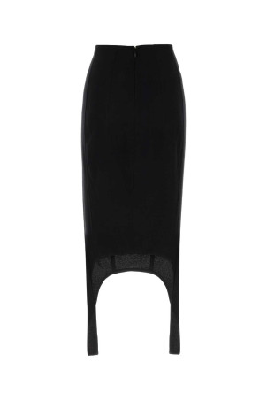 Black viscose blend skirt PATOU (SK0400137)