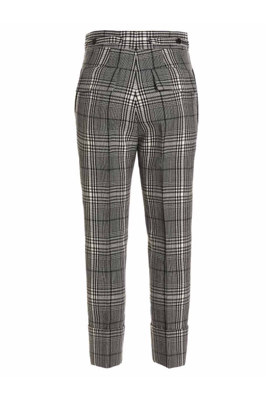 N°7’ pants White/Black